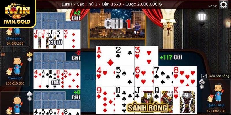 Game Bài Binh Xập Xám IWIN - Luật Chuẩn Và Chiến Thuật Hay 3 Tận dụng thế bài đặc biệt